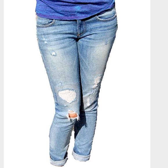 Authentic Juicy Couture The Penelope Distressed Slim Vintage Jeans - Picture 9 of 10